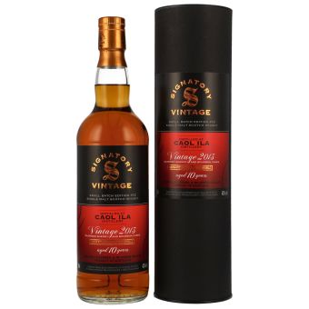 Caol Ila 10 Jahre 2013 / 2023 Signatory Vintage Small Batch Edition 12 Caol Ila 10 Jahre 2013 / 2023 Signatory Vintage Small Batch Edition 12